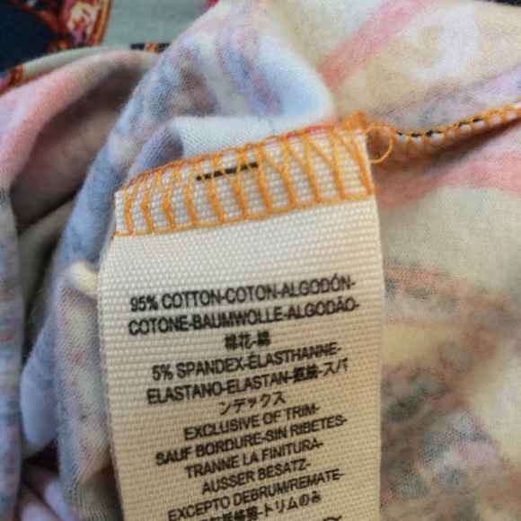 NWT XS Free People Pick A Place bodysuit red combo - Picture 5 of 6